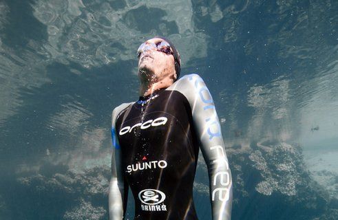 VM på freediving Vertikal Blue